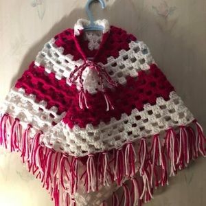 Crochet poncho